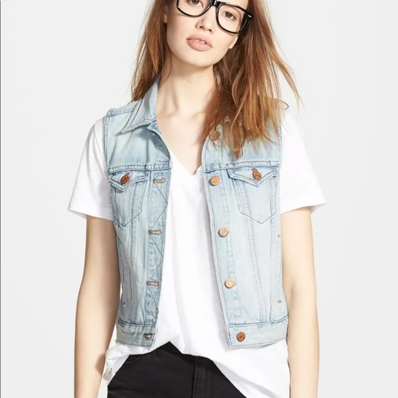 Madewell denim vest - Picture 1 of 8